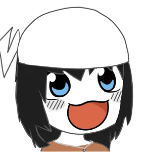 soytan, anime, christianity, clothes, female, girl, gyate gyate, hair, happy, hat