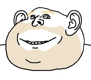 impish soyak ears, okynnig, blonde beard, blonde hair, blue eyes, ear, eyebrows, fat, hair, shaved