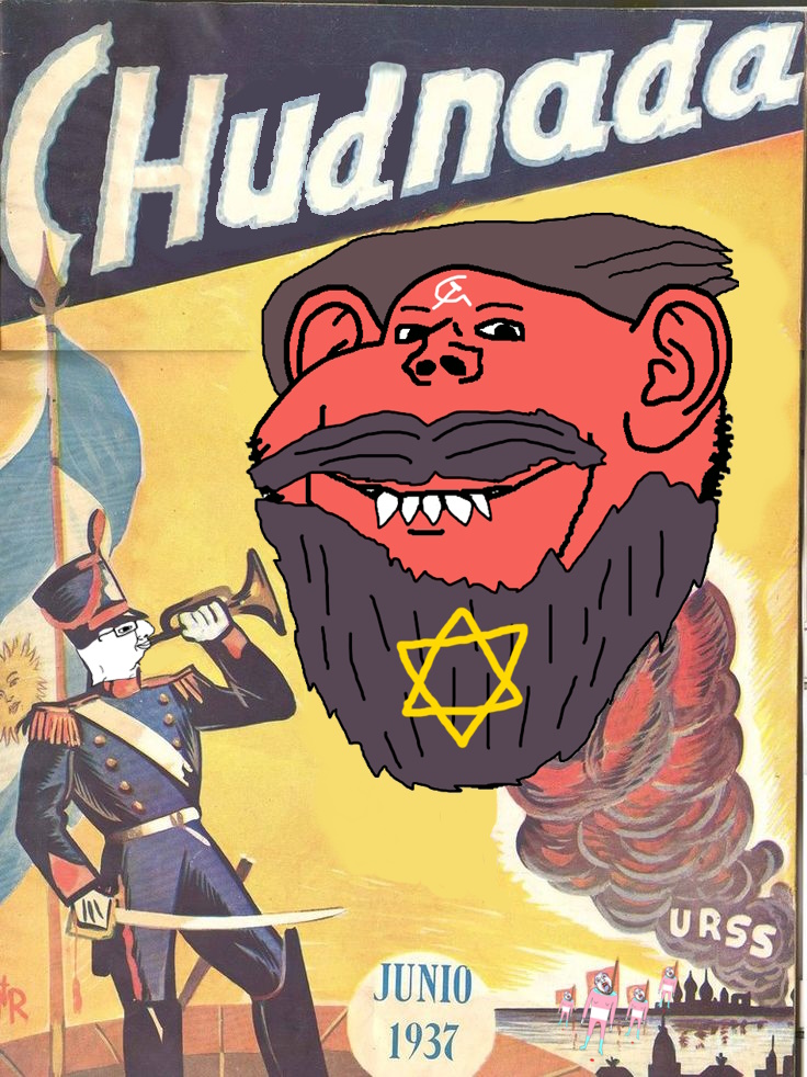 bernd, chudjak, impish soyak ears, hanging ugly personjak, ugly personjak, ack, argentina, beard, blood, bloodshot eyes
