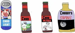 bernd, chudjak, chudjak front, 3soyjaks, alcohol, beer, bloodshot eyes, boomer, bottle, can