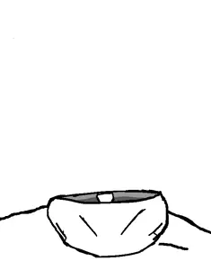 markiplier soyjak, bone, headless, monochrome, no head, no soyjak, portrait, soyjak, uncolored skin, white background
