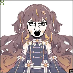 soyak, soyak front, anime, anya melfissa, brown hair, clothes, female, glasses, hair, hololive