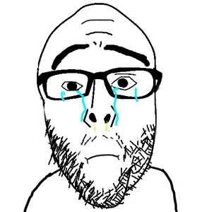 12714 closed_eyes closed_mouth crying ear glasses mucus sad soyjak stubble variant_nojak (4).png