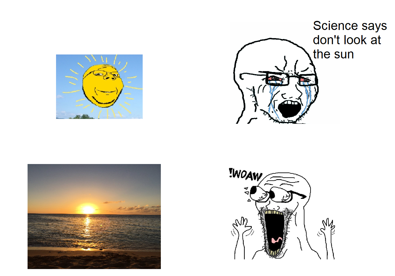 excited soyjak, gapejak, soyak, waow, wewjak, wholesome soyjak, 2soyjaks, beach, beard, bloodshot eyes