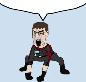 jake, nate higgers, chudjak, natejak, angry, animated, belt, bloodshot eyes, blue eyes, brown hair