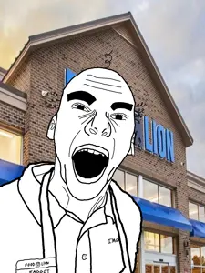 unknown, ear, food, irl background, logjak, open mouth, soyjak, wagie