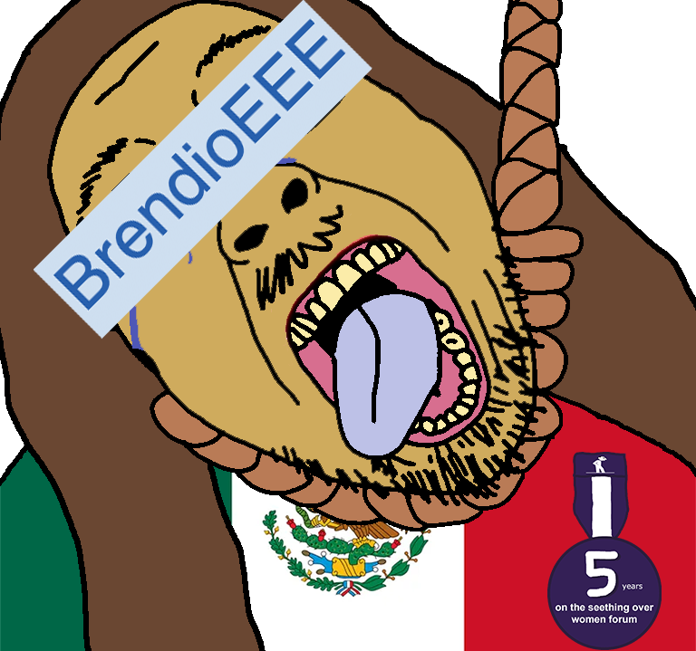 bernd, hanging troonjak, troonjak, ack, badge, ban, bloodshot eyes, brendioeee, brown hair, crying