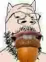 gapejak, baby, nuts, pacifier, small eyes