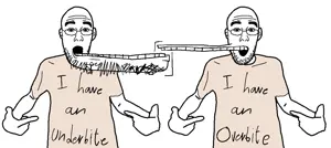 shirtjak, 2soyjaks, arm, clothes, ear, glasses, hands, open mouth, pointing, soyjak
