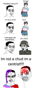chudjak, blush, centrist, clothes, comic, crying, hat, helmet, mask, nazism