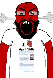 markiplier soyjak, science lover, on this day, angry, april, april 20, arm, auto generated, beard, clothes
