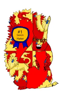 feraljak, feralsquirrel, squirreljak, angry, animal, country, flag, full body, glasses, gwynedd