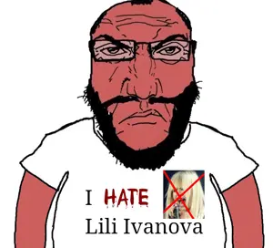 markiplier soyjak, science lover, angry, beard, bulgaria, closed mouth, glasses, hair, hate, lili ivanova