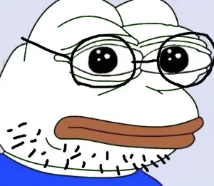pepe, pepejak, amphibian, animal, closed mouth, clothes, frog, glasses, lips, looking at you
