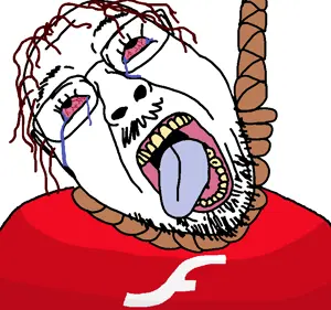 bernd, hanging troonjak, troonjak, ack, adobe, bloodshot eyes, crying, dead, flash, glasses