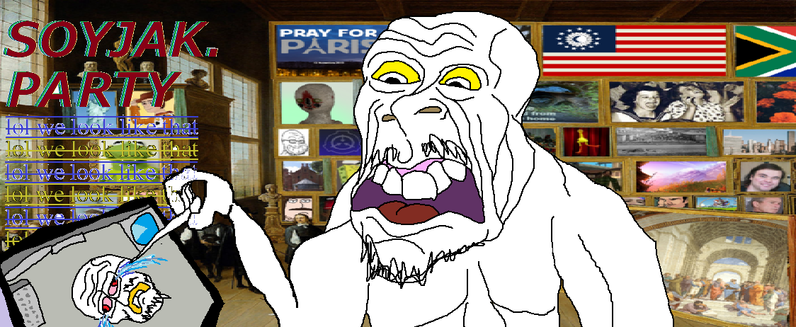 don turtelli, scp-173, feraljak, soyak, 2soyjaks, animal, arm, barneyfag, bloodshot eyes, boneless (mlp)