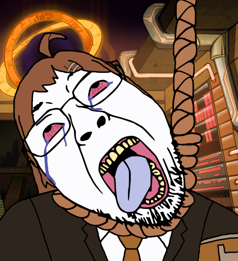 bernd, hanging troonjak, troonjak, ack, armband, background, bloodshot eyes, brown hair, clothes, crying