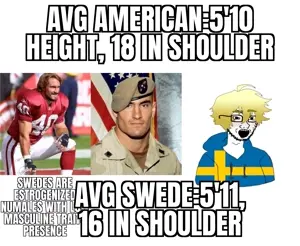 soyak, blonde hair, glasses, hair, open mouth, pat tillman, soyjak, stubble, sweden, text