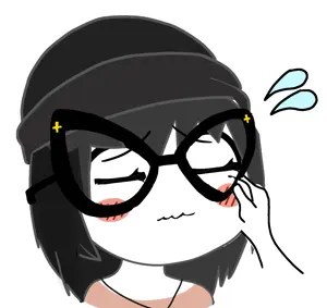 soytan, alternate, anime, arm, cheeks, closed eyes, closed mouth, clothes, concerned, female