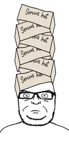 seriousjak, clothes, glasses, hat, serious hat, soyjak, stubble