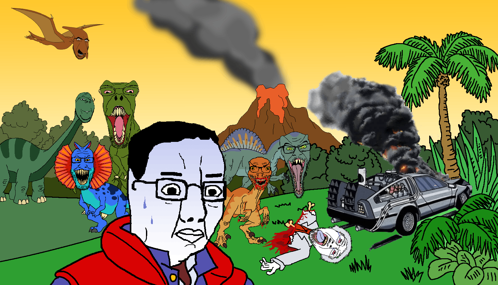 bernd, chudjak, cobson, el perro rabioso, feraljak, gapejak, wholesome soyjak, dinosaurjaks, ack, animal