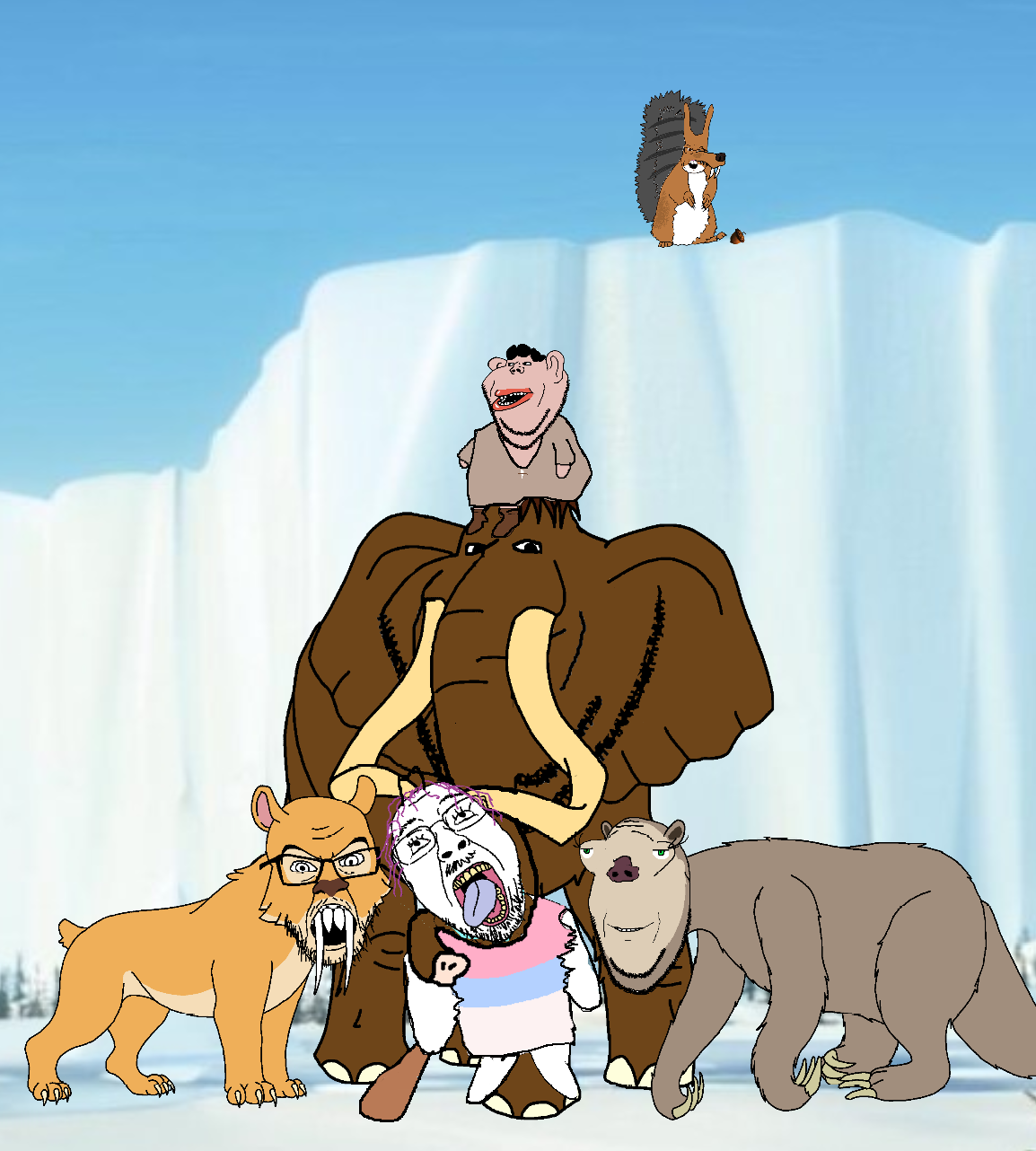 bernd, feraljak, gapejak, impish soyak ears, feralsquirrel, impish amerimutt, wholesome soyjak, amerimutt, squirreljak, animaljaks
