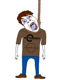 bernd, hanging troonjak, troonjak, ack, arm, bethesda, bloodshot eyes, brown hair, clothes, crying