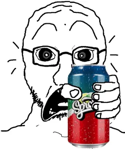 soyak, doctos, doctos front, drink, glasses, holding object, holding sproke, open mouth, screaming, sproke