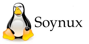 cobson, arm, full body, glasses, gnu/linux, open mouth, penguin, smile, soyjak, stubble