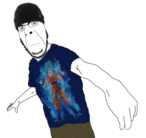 goku, cobson, anime, arm, beanie, closed mouth, clothes, dragon ball super, glasses, hands