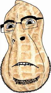 cobson, blobson, hornyson, fruiterz!, closed mouth, food, fruit, glasses, horny, peanut