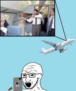 airplane blue background gun real life soyjak tagme-1044.png