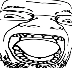 bernd, distorted, glasses, massivejak, open mouth, soyjak, stubble