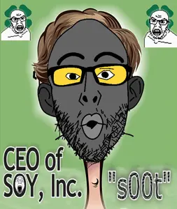bernd, feraljak, nojak, 4soyjaks, art, ben garrison, ceo, ear, glasses, gray skin