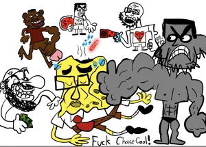gigachad, happy merchant, sheeeit, spongebob squarepants, chudjak, soyak, chud, chudbob, judaism, kike