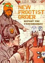 bernd, gapejak, soyak, mustached gapejak, 4soyjaks, communism, mustache, new frootist order, poster, propaganda