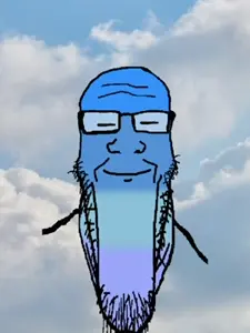 37743 - 3soyjaks adjusting_glasses animal_ears arm blue blue_skin building calm chud clock closed_eyes closed_mouth clothes cloud computer ear fat forest gem glasses happy harry_potter i_heart i_love irl_background .mp4