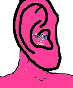 soyak, ear, glasses, large ear, pink skin, doll