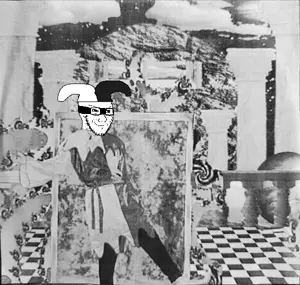 soyak, album cover, black and white, james ferraro, jester, music, smug