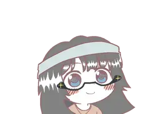 soytan, anime, avengers, beanie, blush, closed mouth, clothes, drink, glasses, gyate gyate