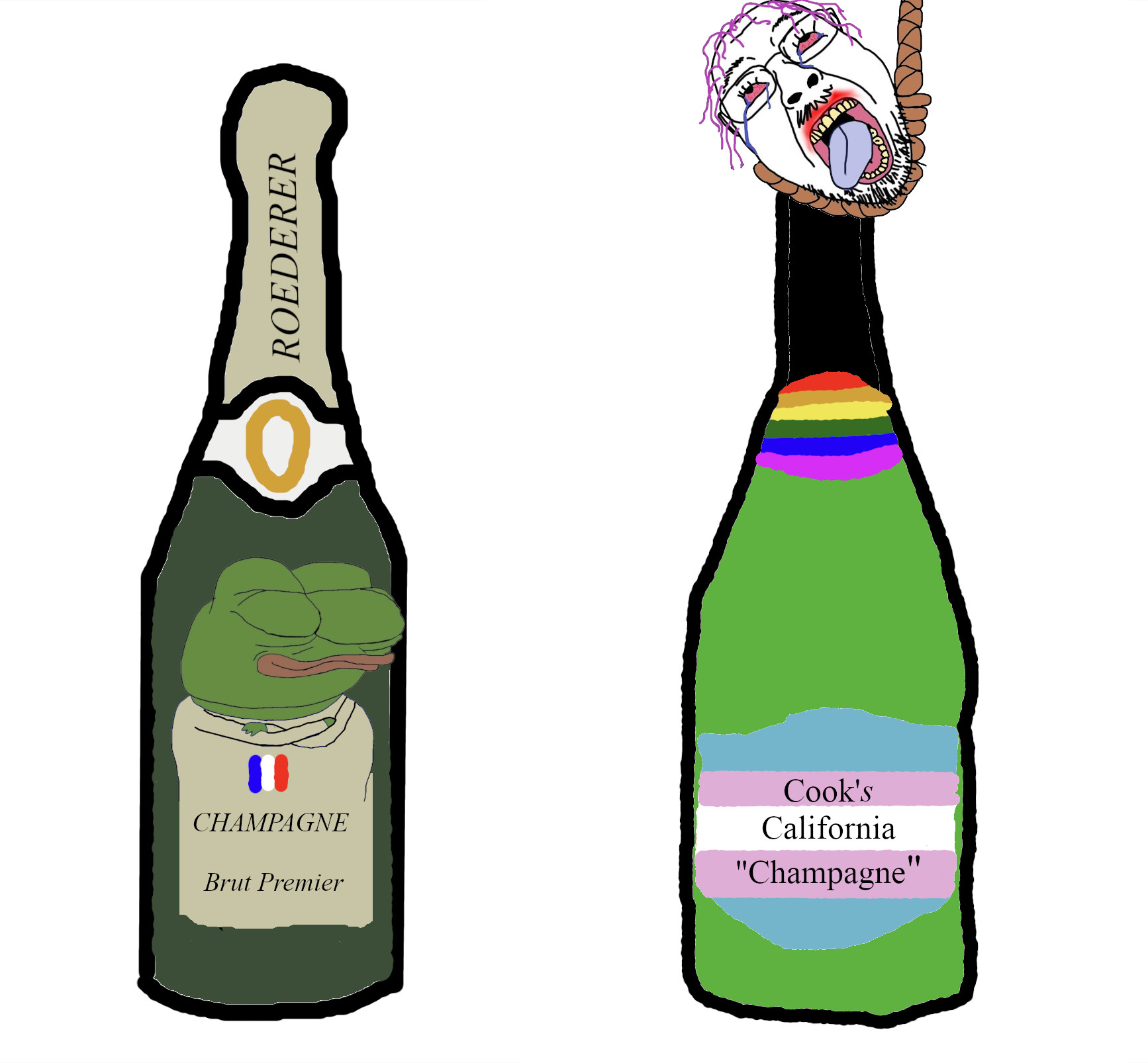 apu, pepe, bernd, hanging ugly personjak, ugly personjak, drinkjaks, soy products, ack, alcohol, amphibian