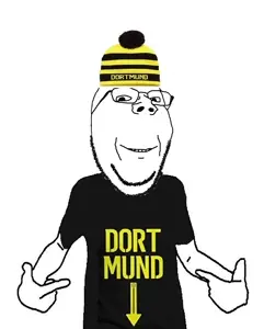 gapejak, shirtjak, wholesome soyjak, bvb, dortmund, football, german text, germany, soccer