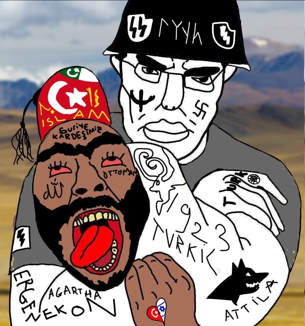 bernd, chudjak, chudjak front, the weak should fear the strong, 1923, 2soyjaks, ack, agartha, arabic text, attila