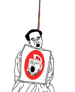gapejak, unknown, colorjak, adnan menderes, execution, glasses, hanging, open mouth, rope, stubble