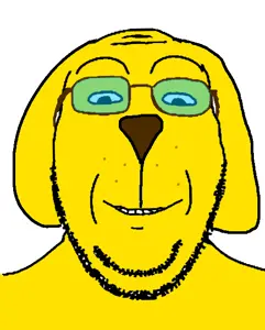 gapejak, gapejak front, jannyjak, animal, closed mouth, dog, dog ear, ear, glasses, janny