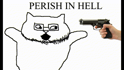 catjak, animal, animal abuse, animated, anti catjak, blood, bloodshot eyes, catjak, crying, ear