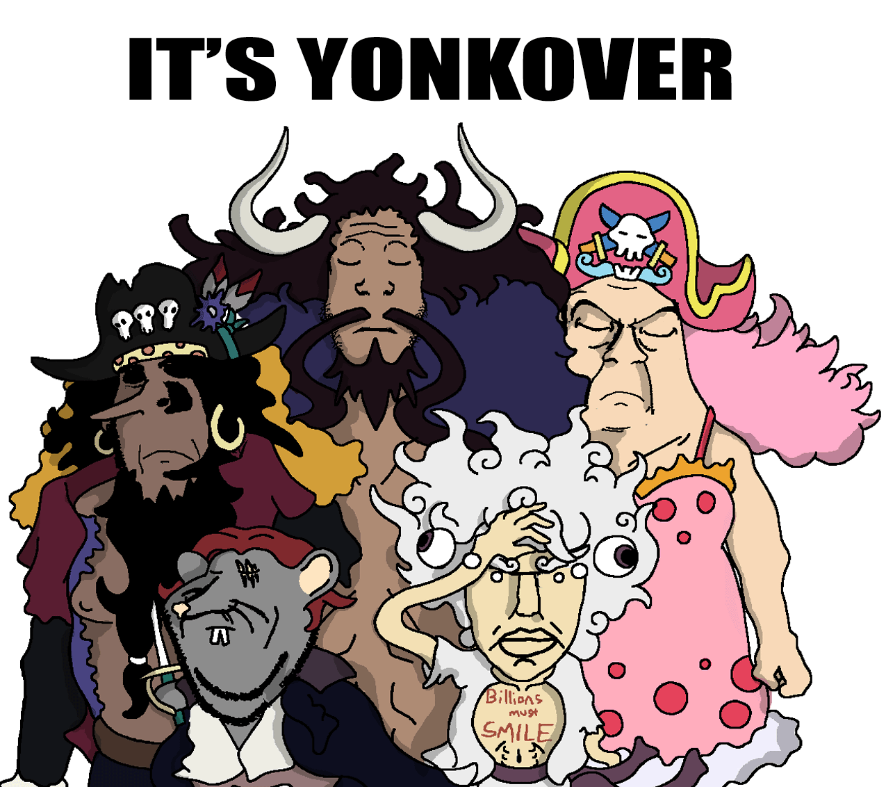 monkey d luffy, chudjak, cobson, feraljak, impish soyak ears, markiplier soyjak, chudjak front, hornyson, its over, 5soyjaks