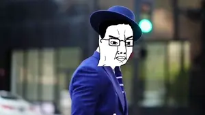 a24 slowburn soyjak, chudjak, cobson, feraljak, gapejak, impish soyak ears, markiplier soyjak, smugjak, soyak, tony soprano soyjak