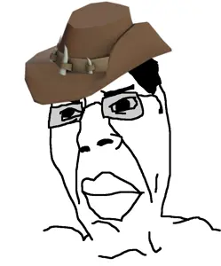 sniper (team fortress 2), chudjak, cobson, suspicious chudjak, closed mouth, clothes, glasses, hat, lips, sunglasses