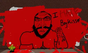 boykisser, incredible gassy, chudjak, markiplier soyjak, science lover, punisher face, angry, arm, balding, beard